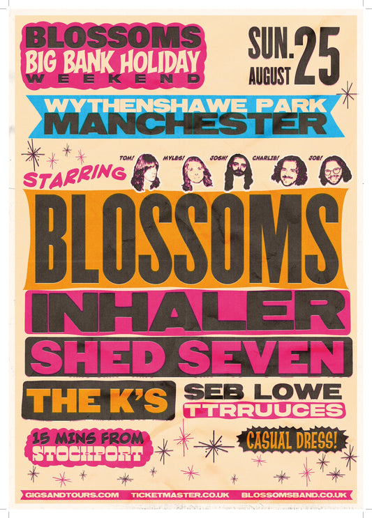 Blossoms - Gary (Wythenshawe Edition Poster with Download)